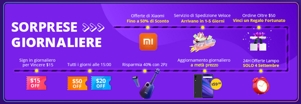 xiaomi sconti coupon gearbest settembre 2019