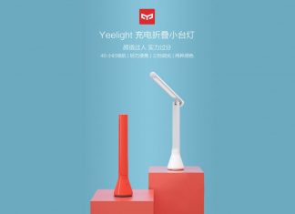 yeelight recheargeable folding desk lamp