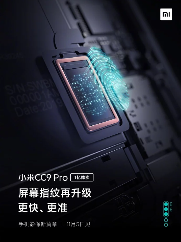 Xiaomi-Mi-CC9-Pro-sensore-fingerprint-impronte