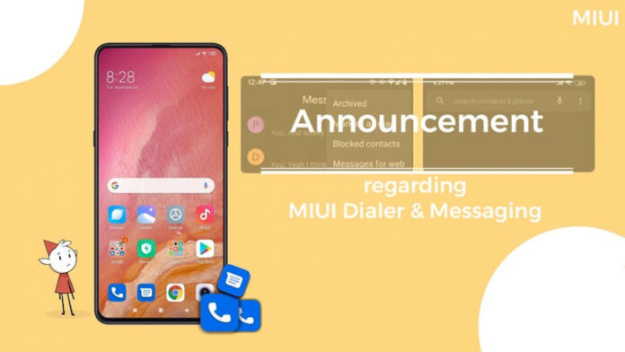 xiaomi messaggi telefono google