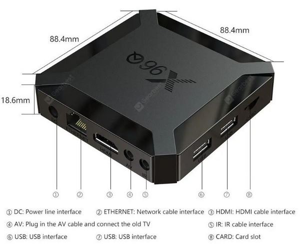 X96 X96Q tv box android 10