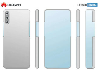 huawei brevetto display laterale