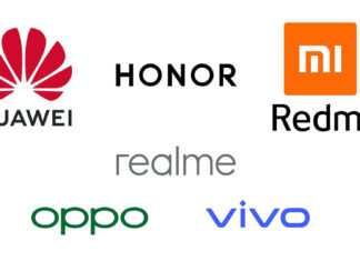 huawei honor xiaomi redmi realme oppo vivo