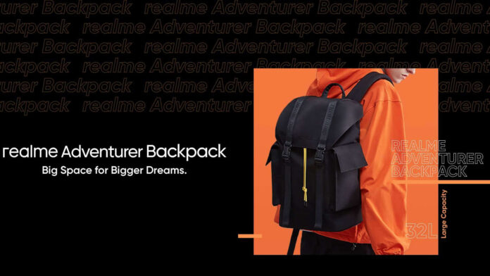 realme adventurer backpack