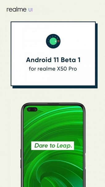 realme x50 pro android 11 beta 1