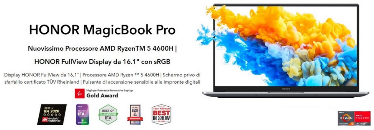 Honor MagicBook Pro - AMD Ryzen 5 4600H - 16/512 GB | HiHonor