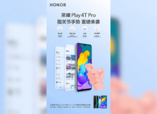 honor play 4t pro aggiornamento knuckle gesture