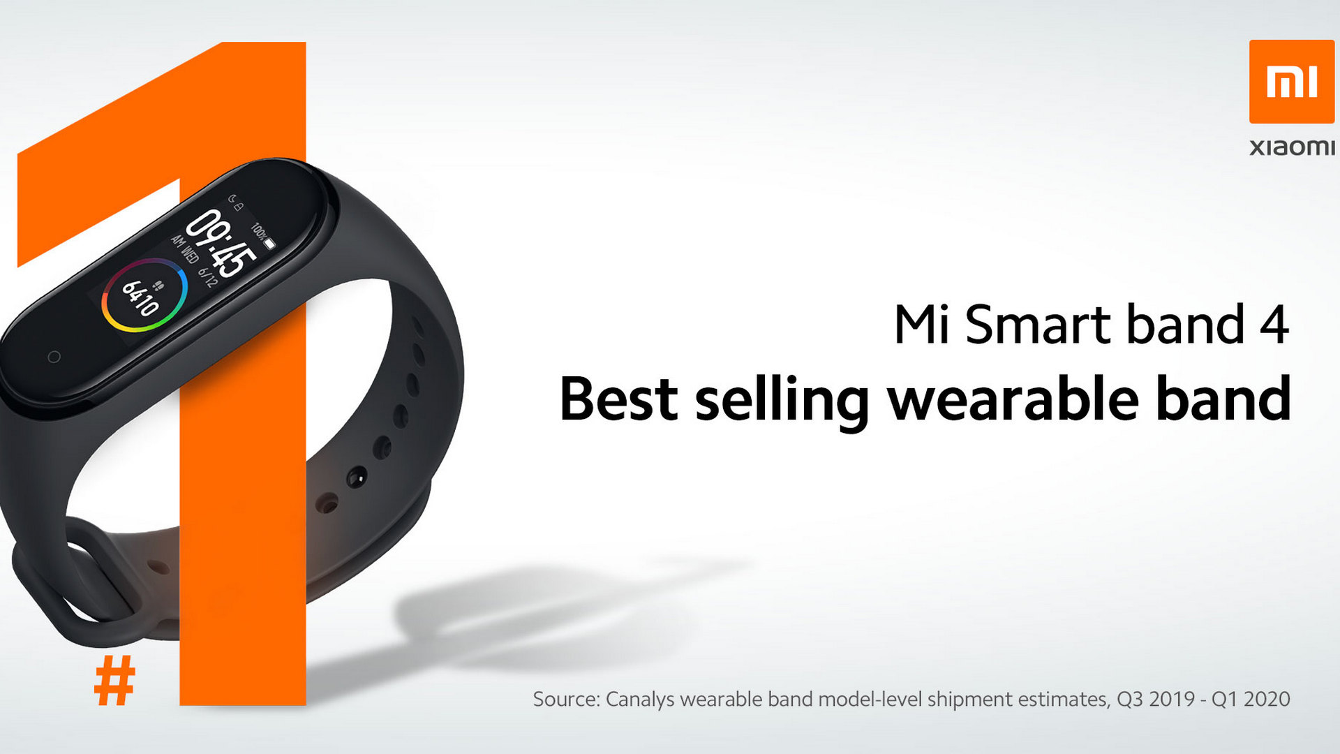 Xiaomi Mi Band 4 is the best-selling smartband in the world 