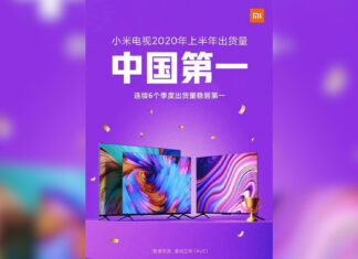 xiaomi mi tv unità spedite record 2020