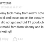 xiaomi android 11 feedback
