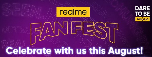 realme campagna dare to be fanfestival 8.28 sconti 2