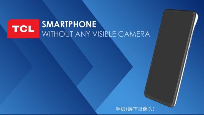 tcl smartphone full screen senza fotocamere brevetto 2