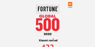xiaomi fortune global 500 2020