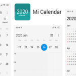 xiaomi miui 12 calendario