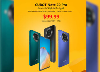 cubot note 20