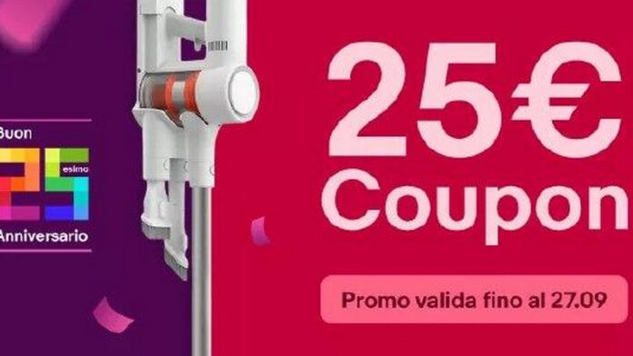 ebay coupon 25 anni sconto xiaomi redmi poco huawei