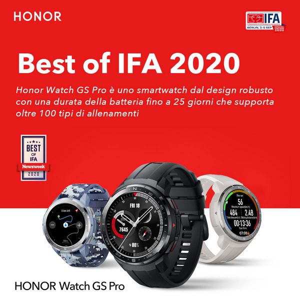 honor watch gs pro es magicbook pro premi ifa 2020 2
