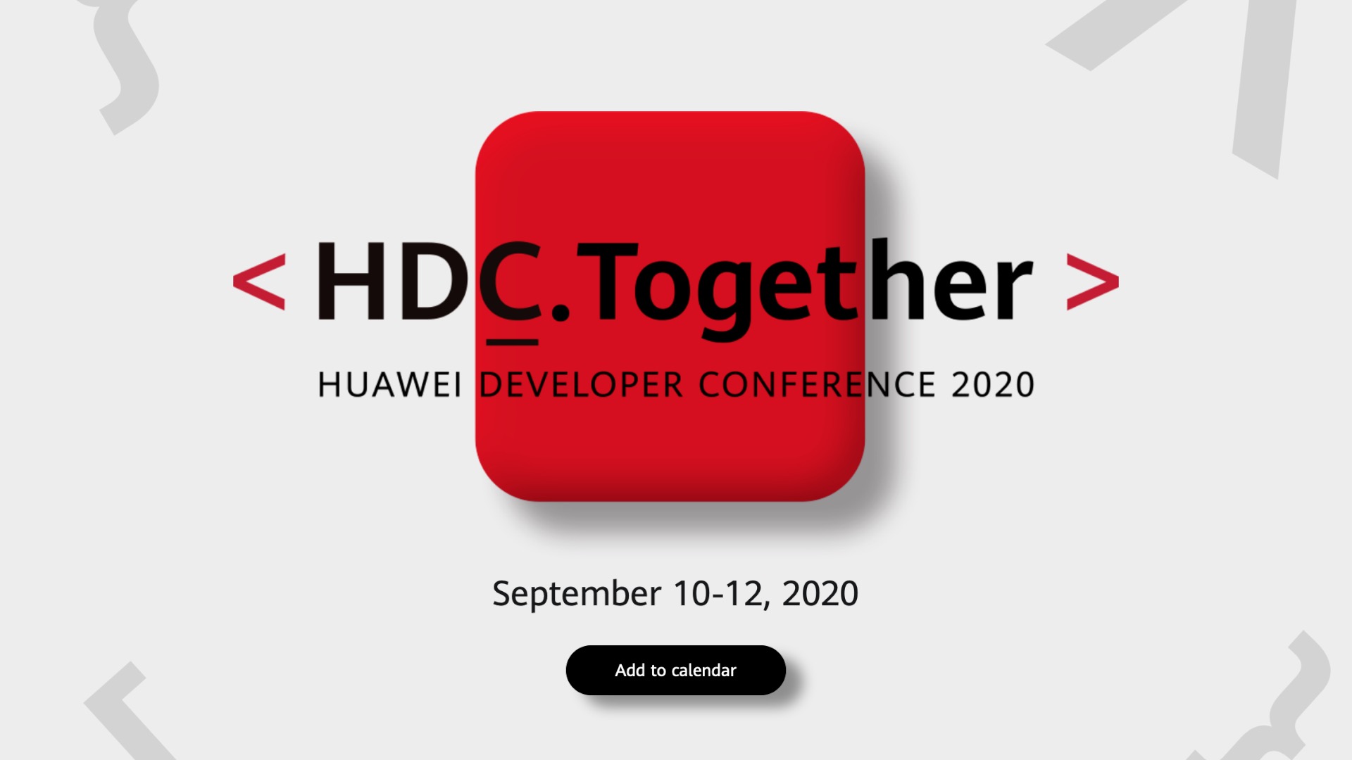 huawei developer conference