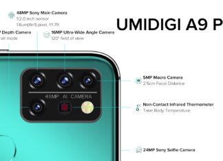 umidigi a9 pro specifiche termometro infrarossiprezzo uscita