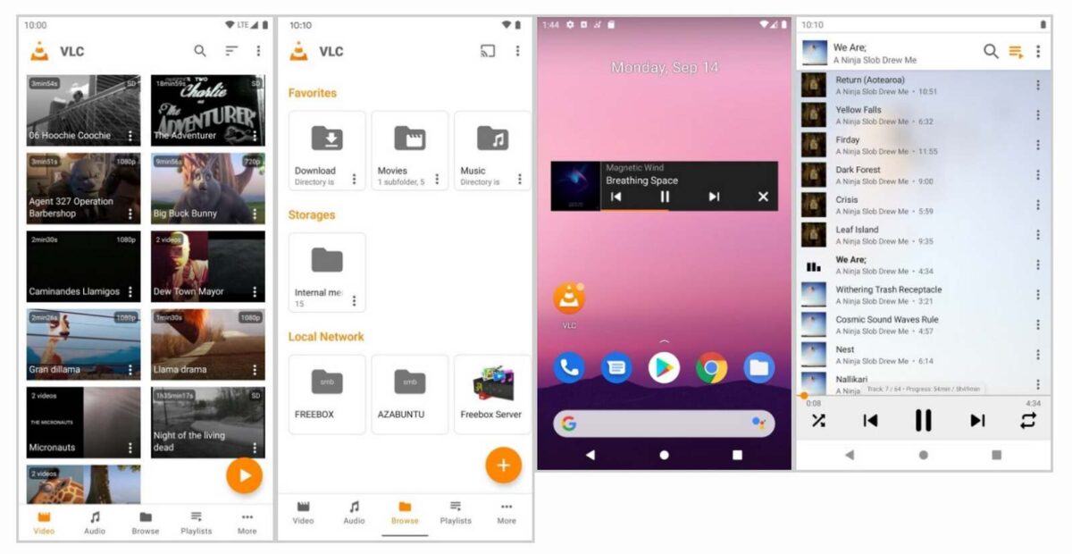 how to use vlc media player on android with google assistant