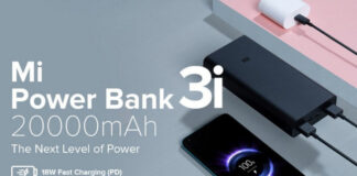 xiaomi mi power bank 3i