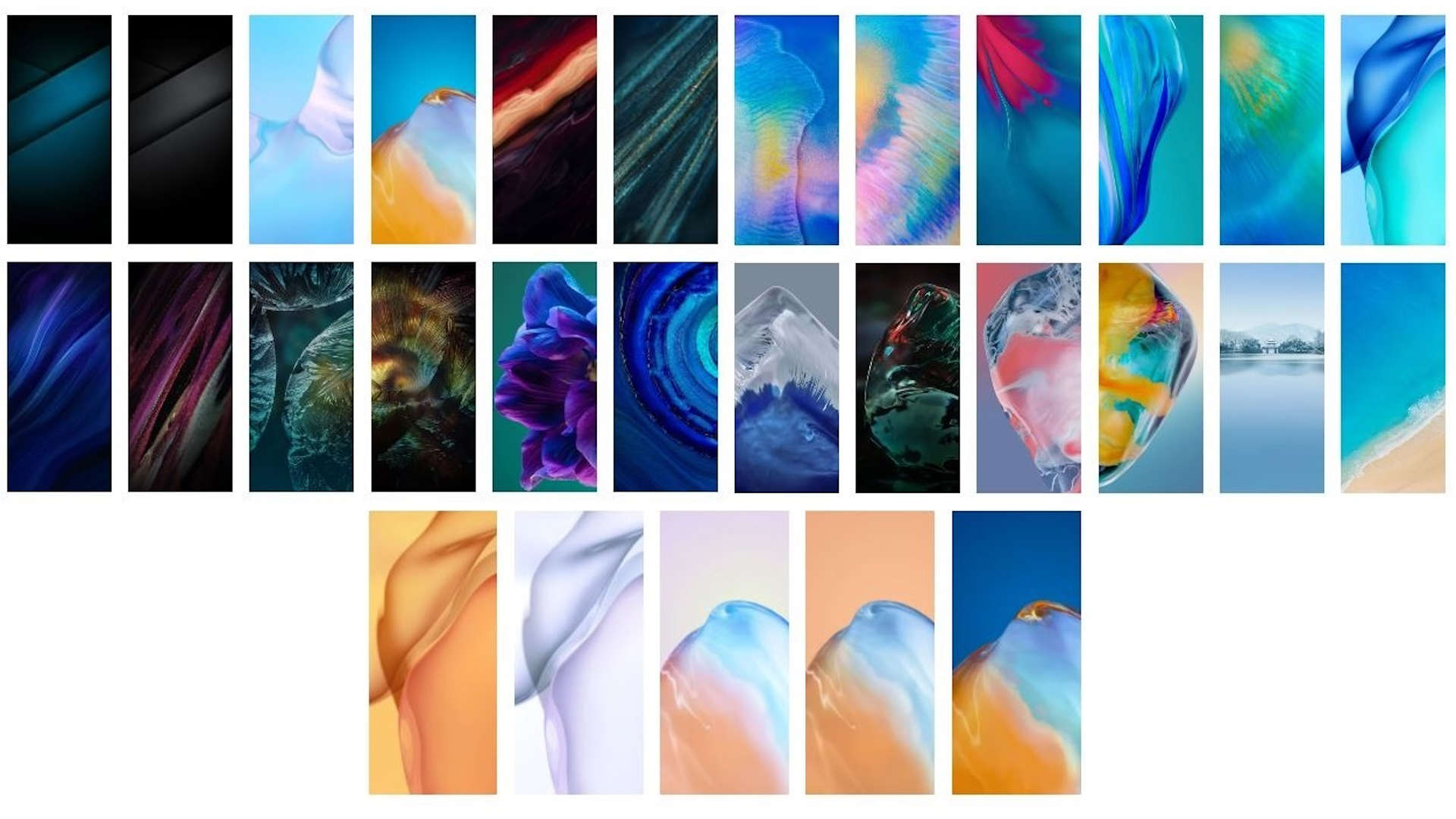 EMUI 11: download all the official wallpapers of Huawei | Download -  