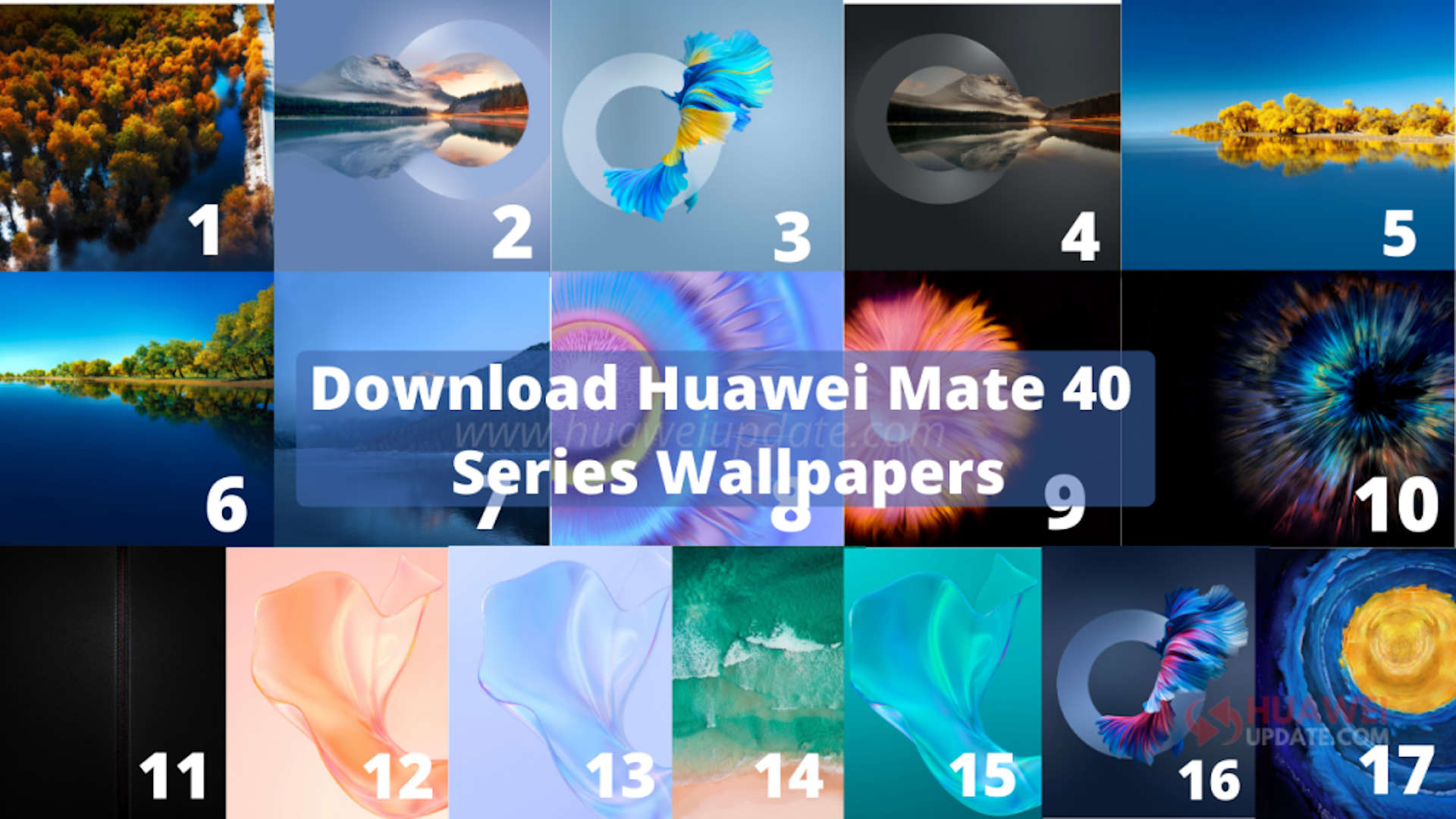 Huawei Mate 40/40 Pro: download official wallpapers and themes | Download