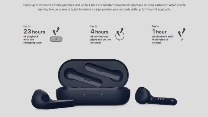 offerta cuffie tws bluetooth ticpods 2