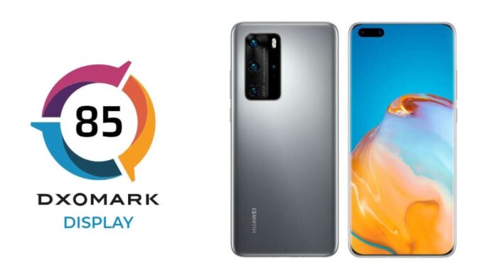 huawei p40 pro display dxomark