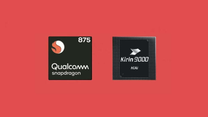 qualcomm snapdragon 875 kirin 9000