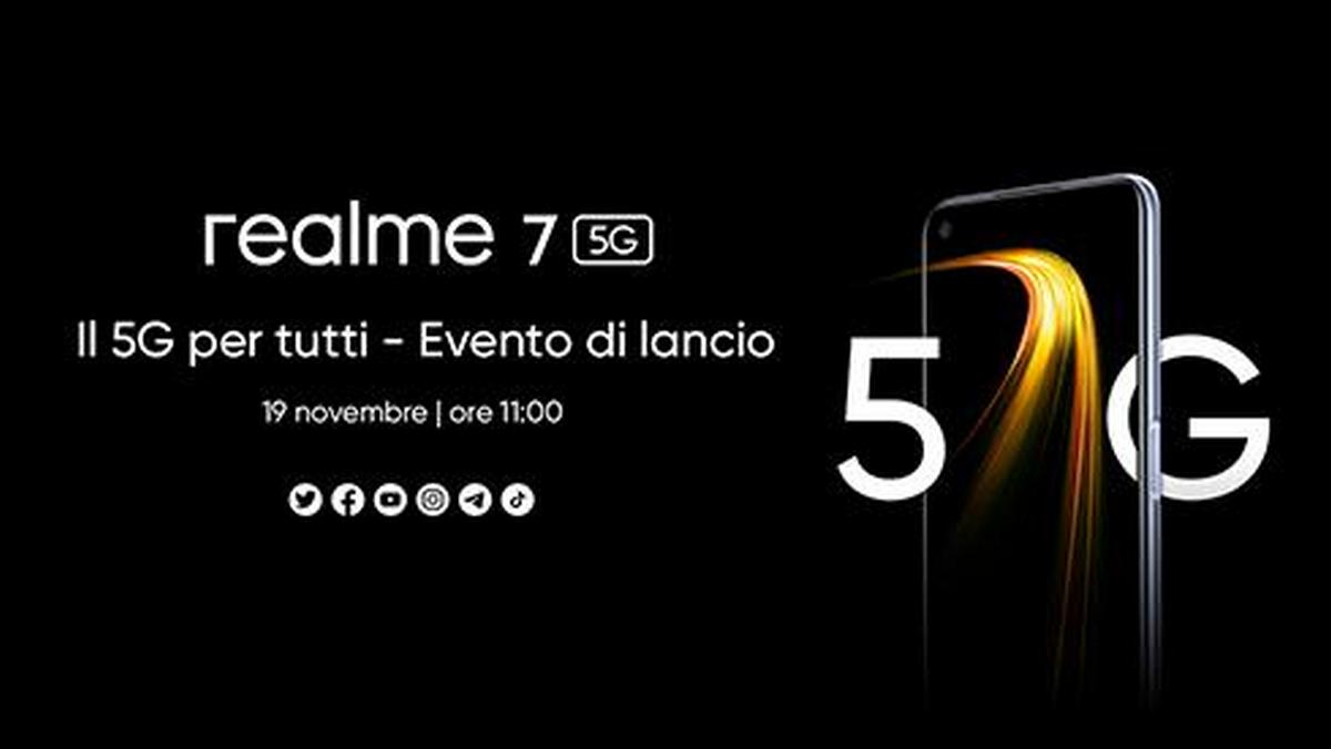Come seguire l'evento di lancio di Realme 7 5G e Watch S in Italia