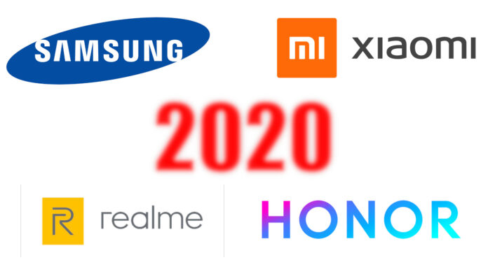 xiaomi samsung realme honor smartphone 2020 vendite