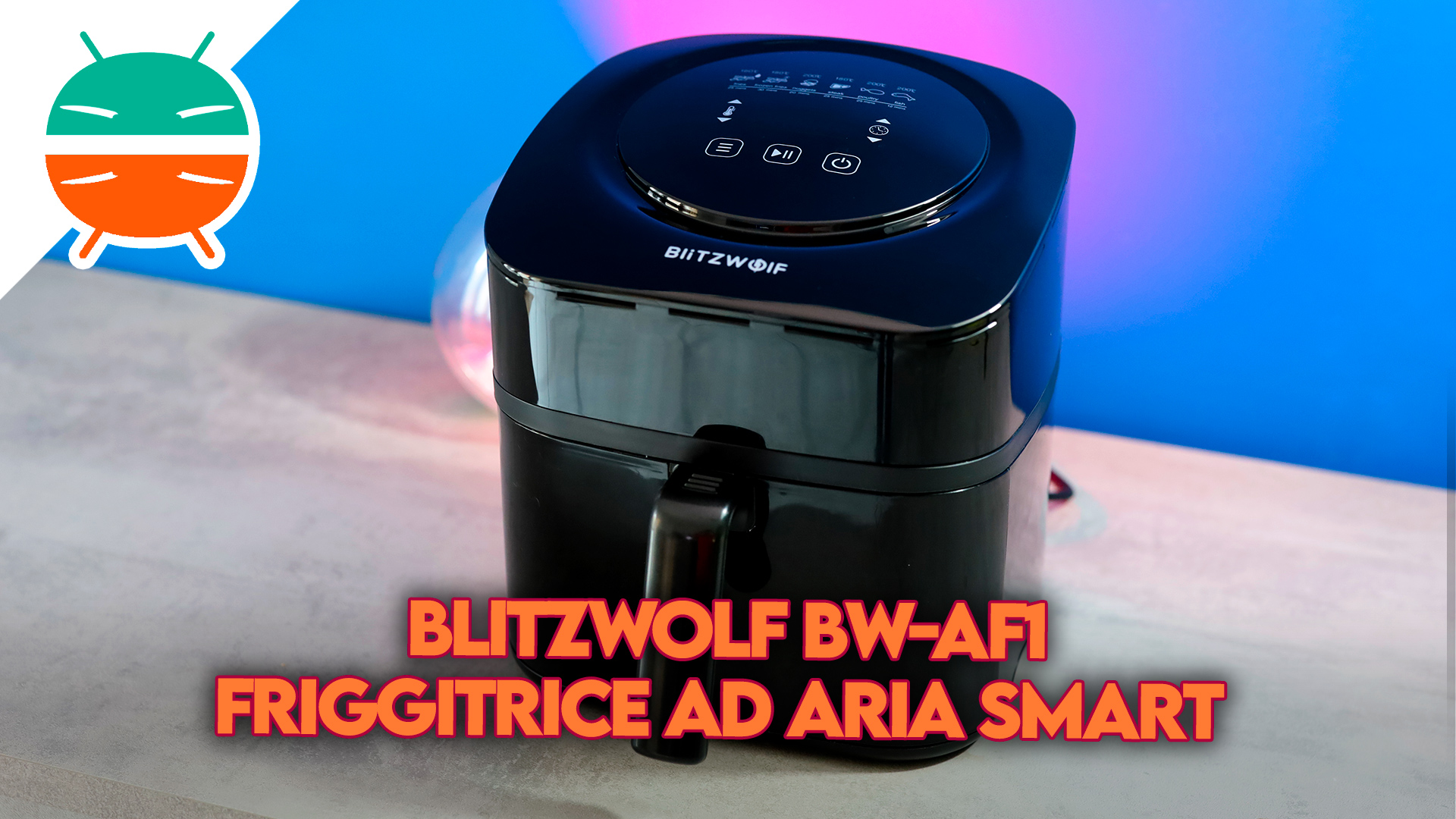 Recensione BlitzWolf BW-AF1: friggitrice ad aria smart per cucinare con lo  smartphone 