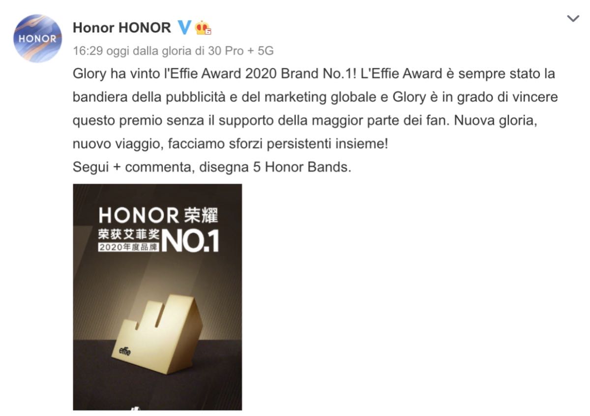 honor effie awards 2020 marketing