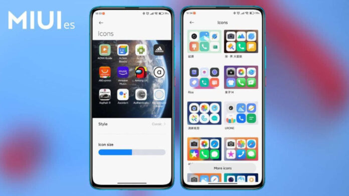 xiaomi miui 12.5 personalizzazione icone