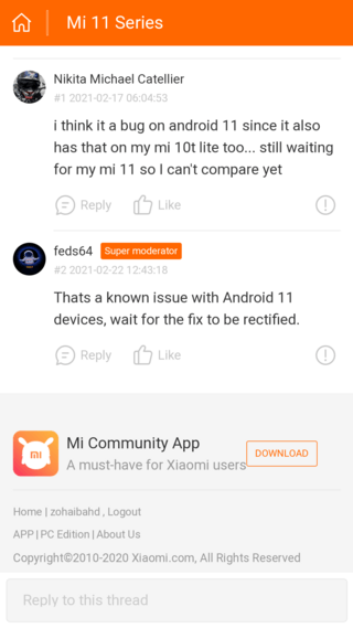 xiaomi miui 12.1 android 11 bug notifiche