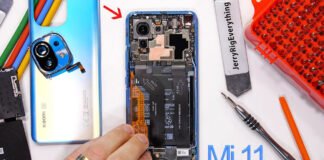 Xiaomi Mi 11 teardown jerryrigeverything