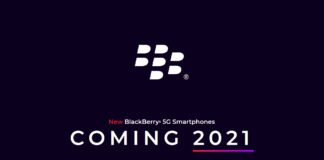 blackberry smartphone 5g android 2021