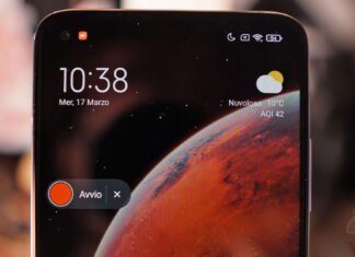 xiaomi miui 12 registra schermo