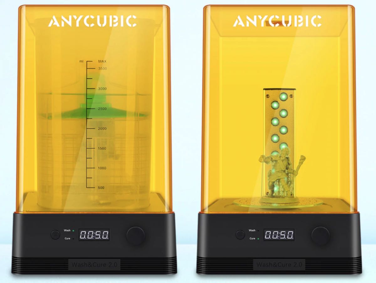 anycubic wash cure 2 pulitore resina