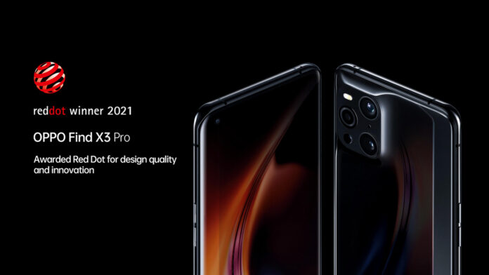 oppo find x3 pro red dot