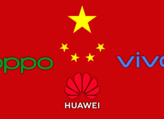 huawei oppo vivo cina