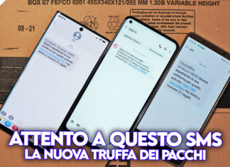 pacco trattenuto sms truffa