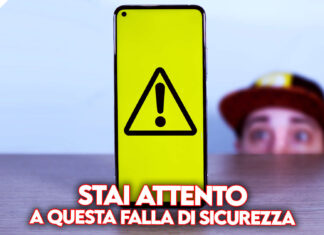 smartphone android falla di sicurezza