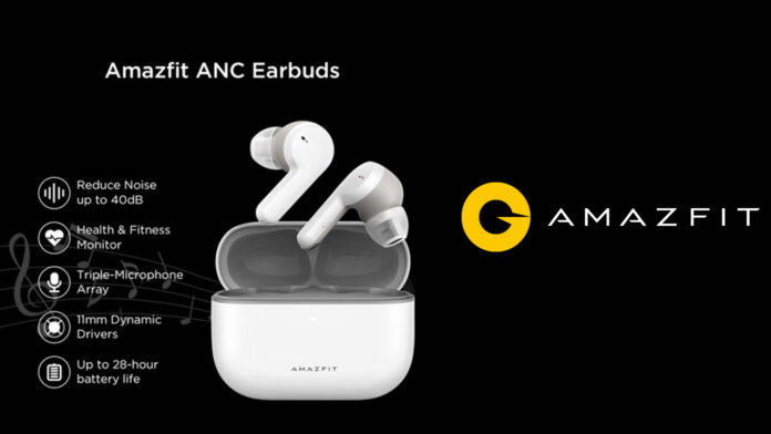 amazfit earbuds anc specifiche tecniche prezzo uscita