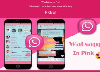 whatsapp pink