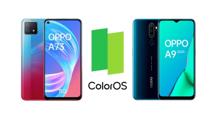 oppo a73 5g a9 2020 coloros 11