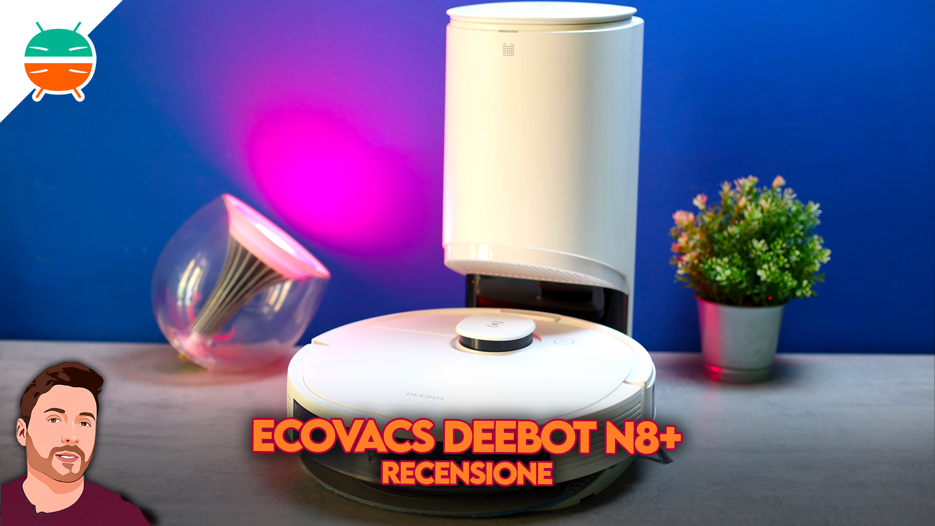 Ecovacs Deebot N8 PRO Robot Aspirapolvere e Lavapavimenti