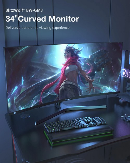 Codice sconto BlitzWolf BW-GM3 34" Curved Gaming Monitor