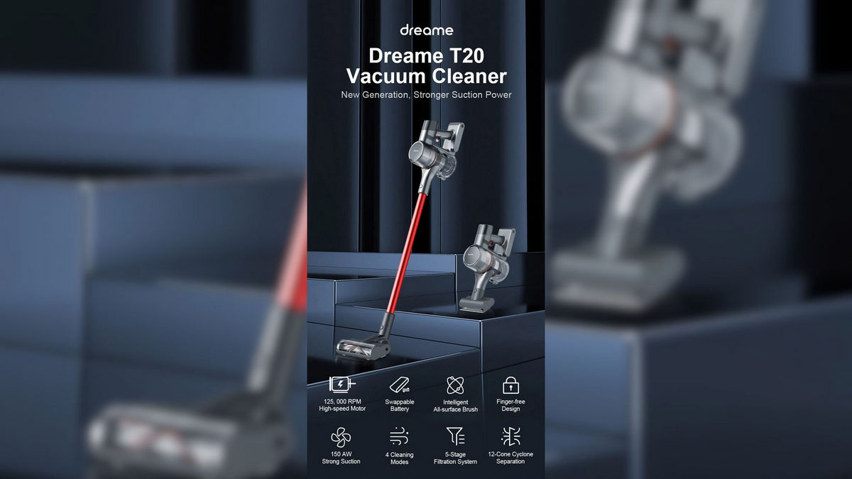 dreame t20 vacuum cleaner coupon aliexpress